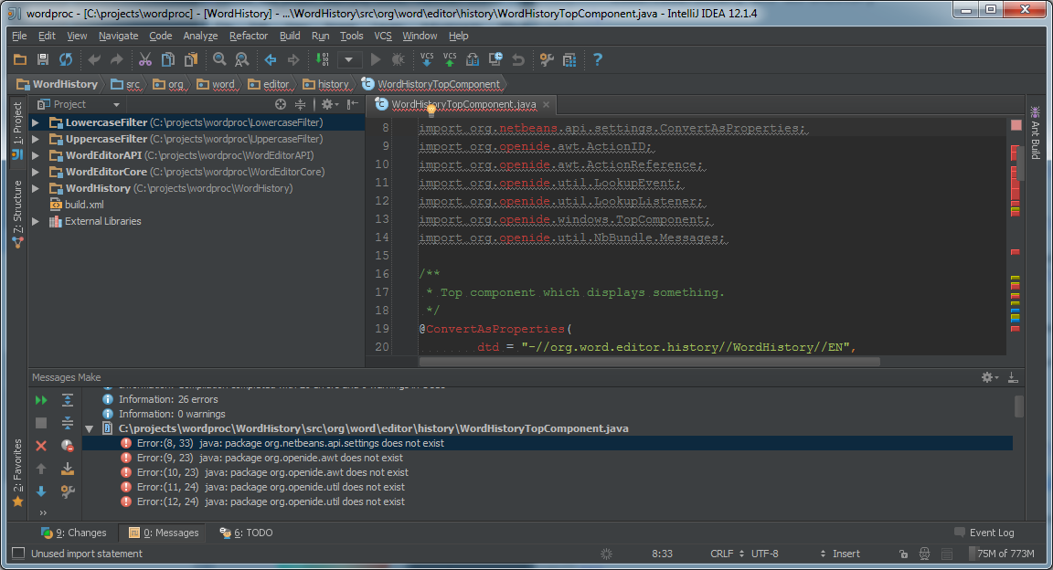 Figure 6b: Compile Step 1