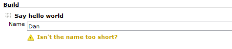 Name Too Short