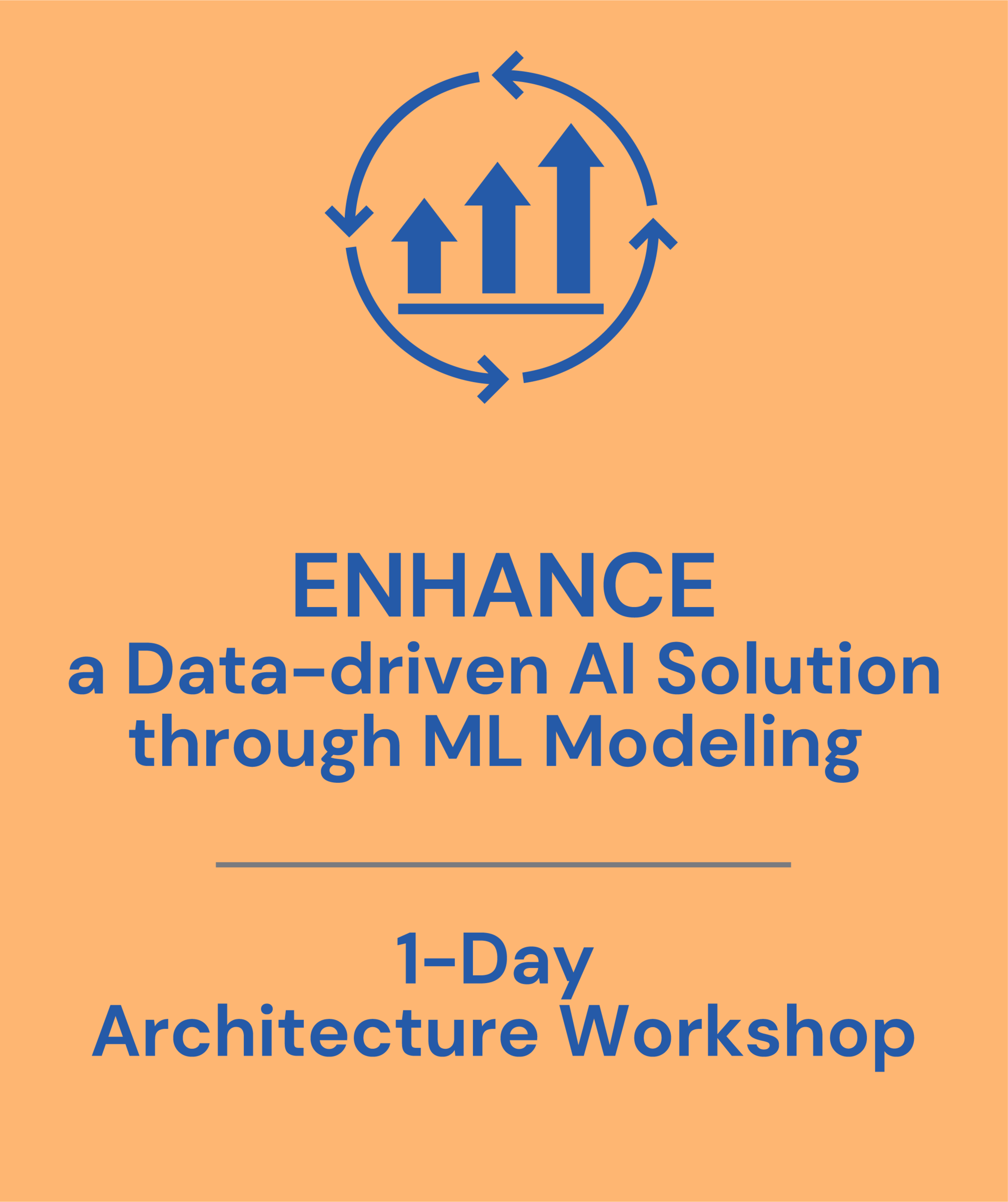 Enhance a data-driven AI solution through ML modeling
