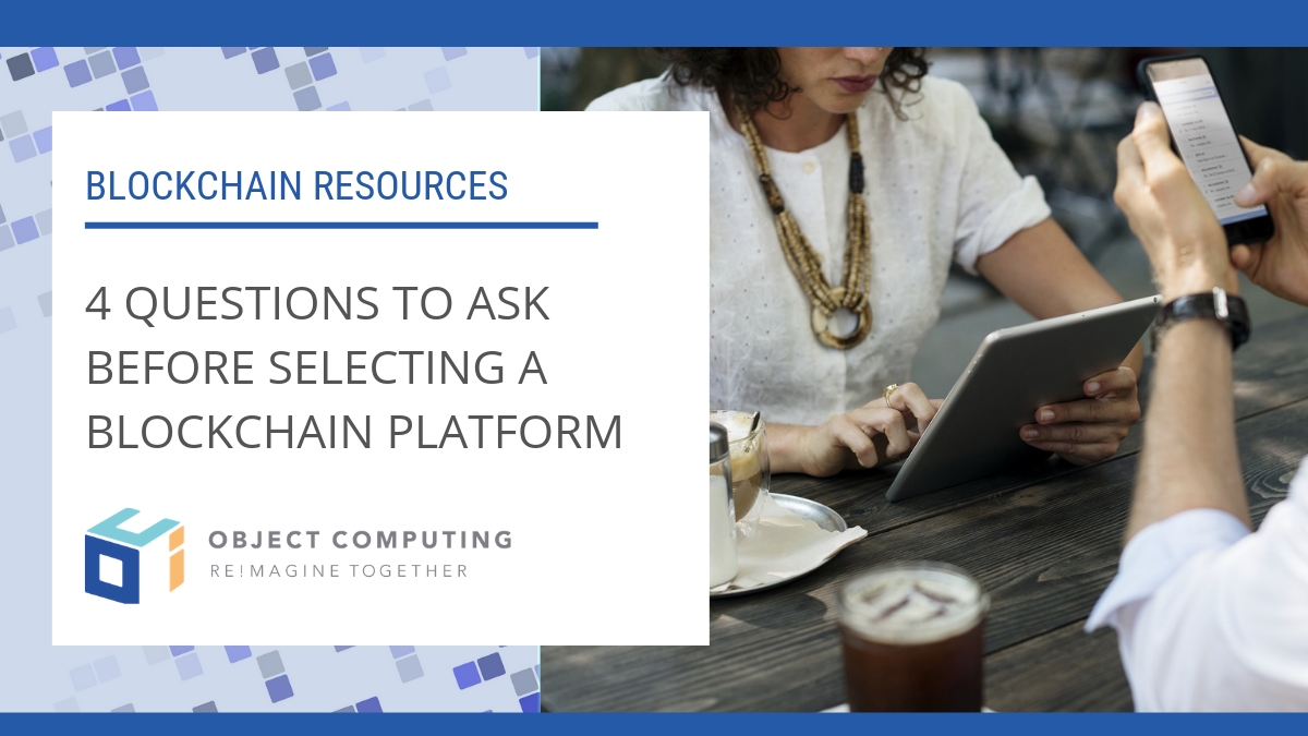 questions to ask when considering blockchain solutions