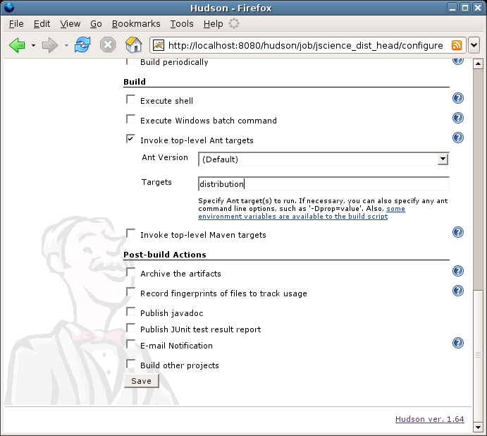 Hudson Invoke Top-Level Ant Targets