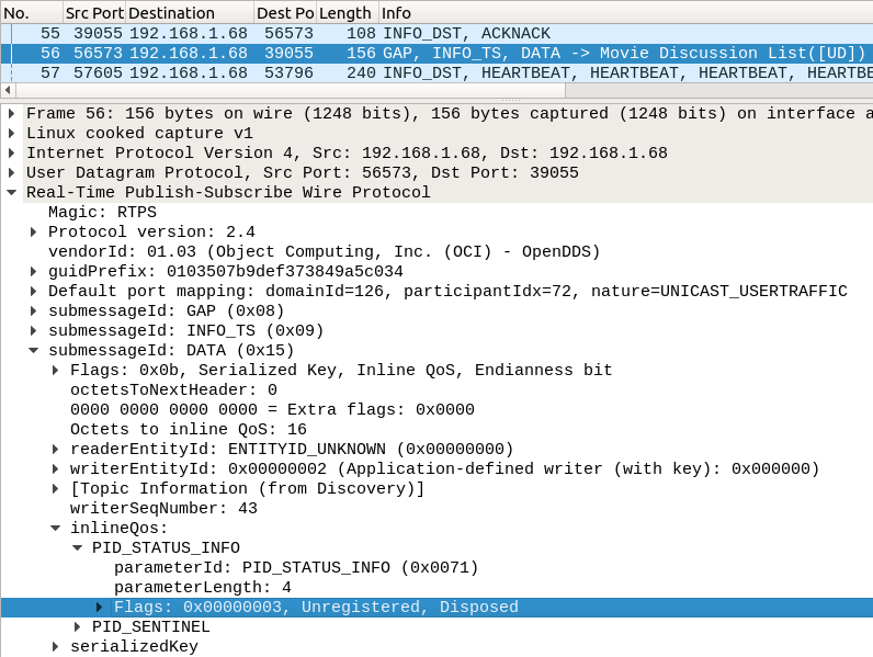 Figure 11. Data submessage