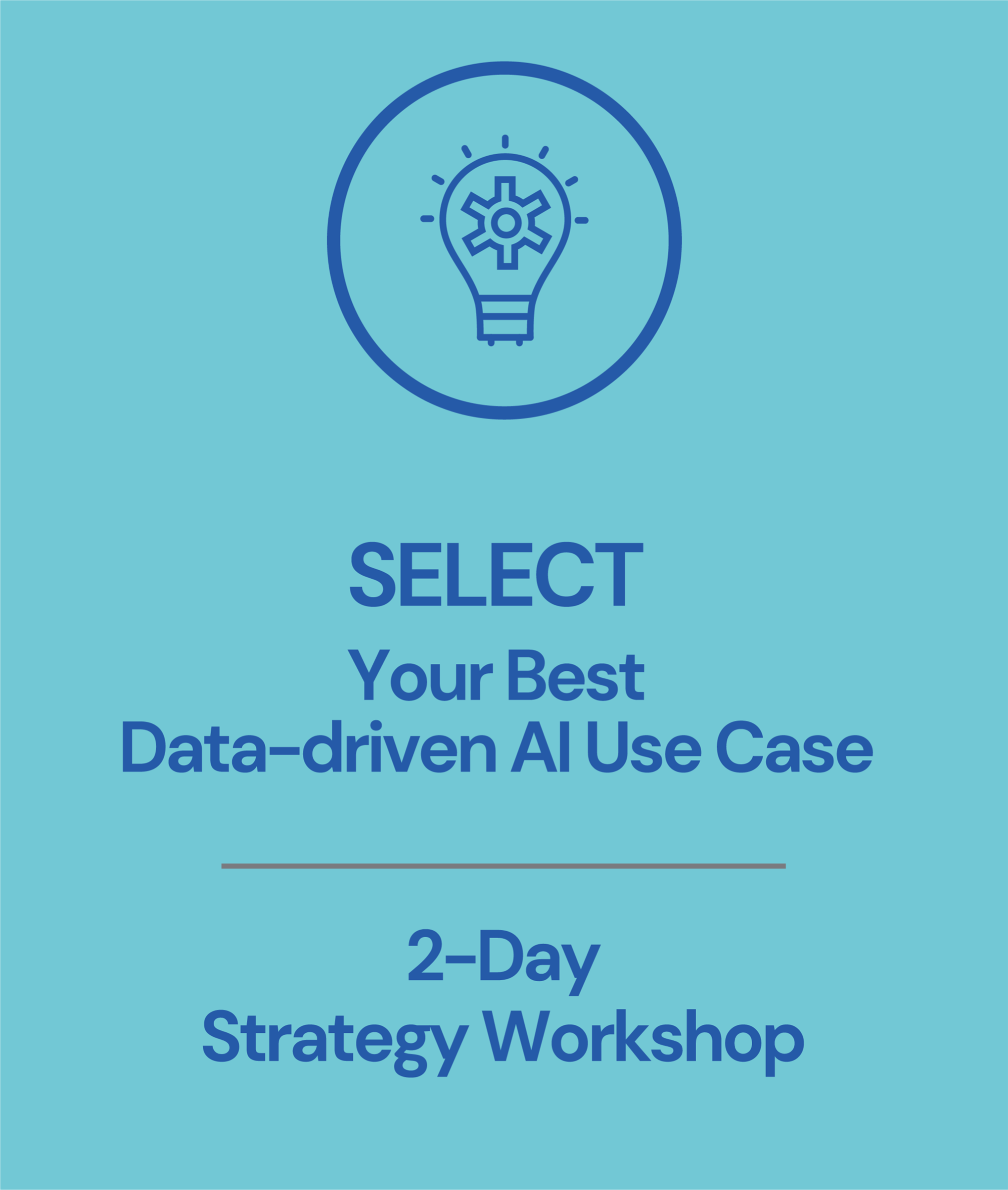 Select your best data driven AI use case